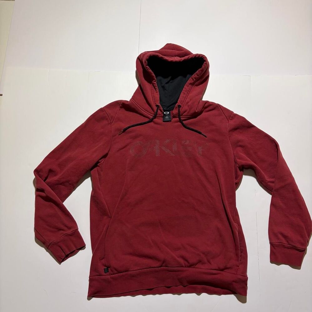 Oakley Men's Burgundy and Red Hoodie